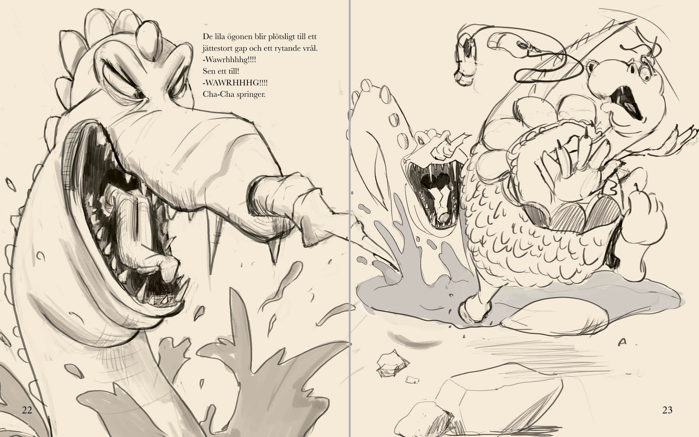 The Cliff Dance – the water beast